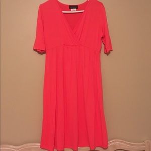 Pink Short Sleeved Dress